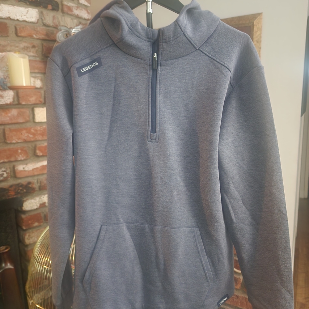 Legends Performance Tech Hoodie Men’s Half Zip Athletic Pullover Gray - Picture 4 of 11